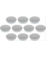Photo Lot de 10 Aimants ronds Discofix - 30 mm - Gris : MAGNETOPLAN 1664201