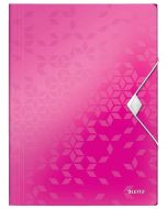 Photo Chemise à élastique A4 - 150 feuilles - Rose LEITZ WOW