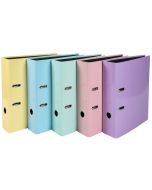 Photo Classeur à levier pour A4 - Dos de 80 mm - Assortiment EXACOMPTA Aquarel Image