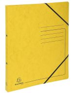 Photo Classeur 2 anneaux - Carte imprimée - Dos 20 mm - Jaune EXACOMPTA