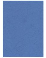 Photo Plat de couverture pour reliure A4 - Carton Grain Cuir - Bleu mat PAVO (8011148)