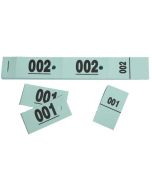 Ticket vestiaire vert Carnet Exacompta 96607E exemple