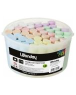 Photo Seau de 50 craies de trottoir - Assortiment WONDAY