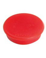 Photo Lot de 10 Aimants ronds - 13 mm - Rouge : FRANKEN