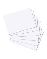 Photo Lot de 100 fiches Bristol unies - 210 x 297 mm - Blanc : HERLITZ 10835809  