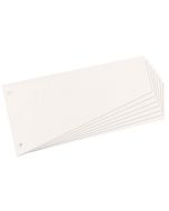 Photo Intercalaires trapèze en carton - 230 x 120 mm - Blanc : HERLITZ Lot de 100 réf. 10838506