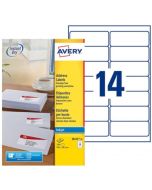 Photo Étiquettes - 99,1 x 38,1 mm - Jet d'encre - Blanc AVERY