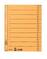 Photo Lot de 100 Intercalaires en carton - 240 x 300 mm - Jaune : LEITZ - 1658-00-15