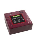 Serviettes de table Cocktail - 380 x 380 mm - Bordeaux PRO NAPPE Lot de 40 image