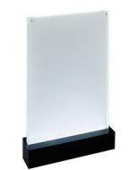 Présentoir de table lumineux - LED intégrée - Format A4 : SIGEL Luminous photo