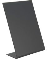 Lot de 3 ardoises de table inclinées noires - 105 x 148 mm : SECURIT L-Boards (TBA-BL-A6)