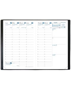 Agenda de poche 2025 Semainier - Affaires - 100 x 150 mm QUO VADIS intérieur