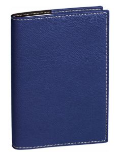 Agenda de poche 2026 - Affaires - 10 x 15 cm - Bleu QUO VADIS Club