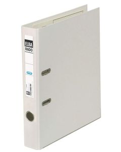 Classeur à levier en PVC - Dos 50 mm - Blanc ELBA Rado Plast Image