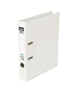 Classeur à levier avec protection de bords - Dos 50 mm - Blanc - ELBA Rado Brillant - 100022611- Photo
