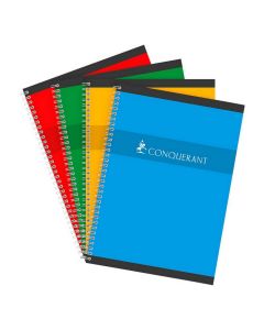Cahier 180 pages à petits carreaux - 24 x 32 cm CONQUERANT