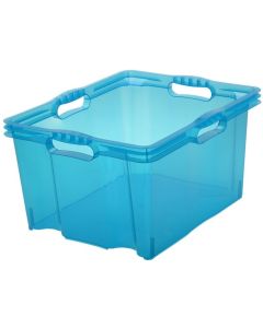 Bac de rangement Multi-Box XL - 24 litres - Bleu : KEEEPER Modèle