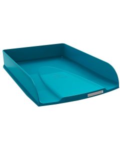 Corbeille à Courrier - Bleu Canard EXACOMPTA Combo Styli NeoDeco