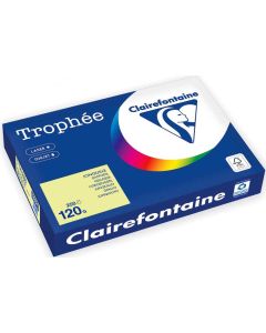 Ramette de papier Trophée de 250 feuilles A3 120g - Jonquille : CLAIREFONTAINE