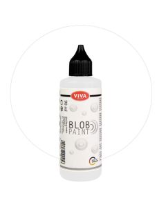 Peinture effet 3D - Blob Paint - Blanc : VIVA image