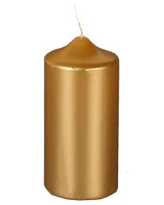 Bougie cylindrique de Noël - Or : PAP STAR Visuel