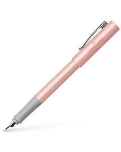 Stylo plume Largeur F - Rose : FABER-CASTELL GRIP Pearl Edition image