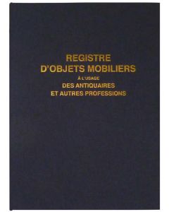 Livre de police obligatoire pour antiquaires, brocanteurs 1413 ELVE