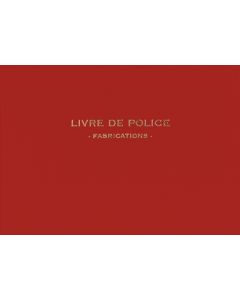Registre Bijoutier  Livre de police fabricant Elve 14162