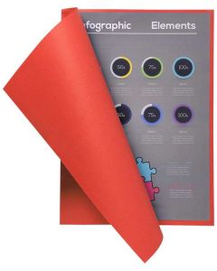 Sous-Chemises A4 FLASH 80 - Rouge EXACOMPTA Lot de 100 Image