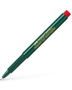 Stylo feutre Finepen 1511 - Rouge : FABER CASTELL Image
