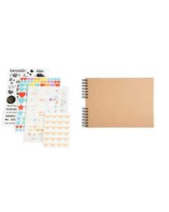 Album Photos Traditionnel 32 x 32 cm - 360 Photos - Noir EXACOMPTA Graphik