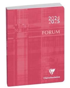 Agenda Scolaire 2024/2025 Forum Metric Rose Clairefontaine 18407E