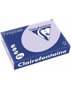 Ramette de papier Trophée de 500 feuilles A4 - Lilas : CLAIREFONTAINE Photo
