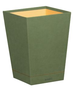 Corbeille à papier RHODIARAMA -  270 x 270 x 320 mm - Sauge RHODIA 