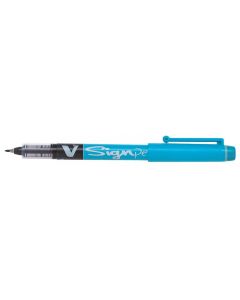 Stylo feutre V Sign Pen - Turquoise : PILOT Visuel