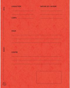 Modele Dossier de plaidoirie Avocat Exacompta - Rouge Avocat Exacompta 220105E