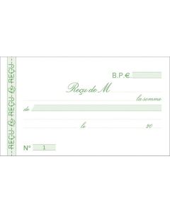 REÇUS Carnet à souche Exacompta  23170E Modèle