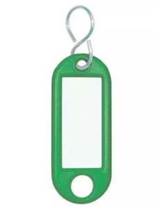 Lot de 10 Porte-clés - Blanc - Crochet en S WEDO