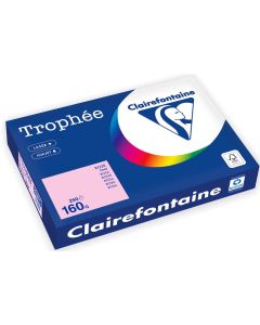 Ramette de papier de 250 feuilles A3 160g - Rose CLAIREFONTAINE Trophée