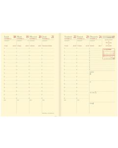 Agenda Semainier de poche 2026 - Affaires Prestige - 100 x 150 mm QUO VADIS