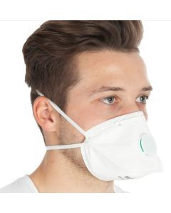 Masque de protection respiratoire jetable et pliable avec soupape - FFP3 : HYGOSTAR Image