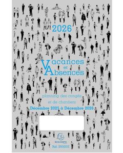 Planning des congés 2026 - Vacances et absences EXACOMPTA
