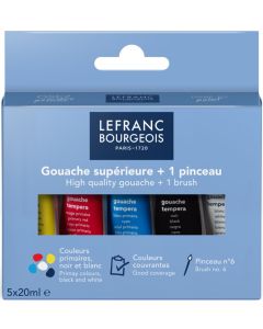 Photo Lot de 12 tubes de gouache - Assortiment WONDAY