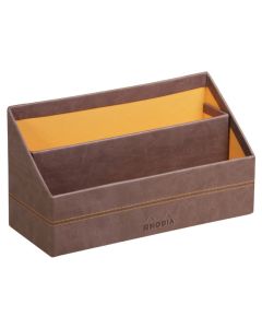 Corbeille à Courrier 3 compartiments - Noir : WEDO Office Photo