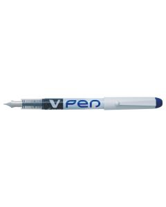 Stylo plume jetable - Bleu PILOT V-Pen Visuel
