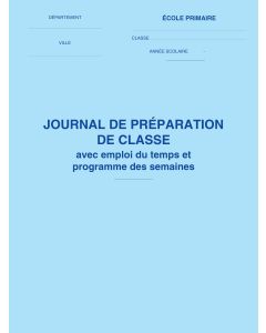 Journal de préparation de classe 36288 ELVE