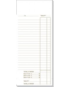 PRONAPPE blocs  ADDITION Numérotés autocopiants Dupli - 4020