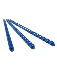 Baguettes de 21 anneaux - 6 mm - Bleu : GBC Lot de 100 visuel