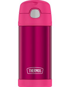 Gourde isotherme - 0,35 L - Rose THERMOS FUNTAINER Straw Bottle