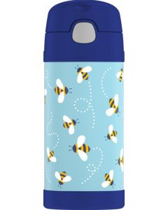 Gourde isotherme - 0,35 L - Abeilles THERMOS FUNTAINER Straw Bottle
